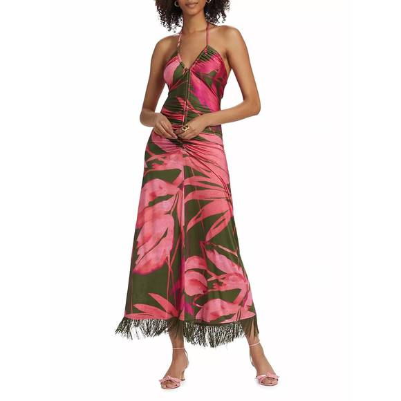 NEW CARA CARA shelter island dress in palm oasis orchid - Picture 1 of 7